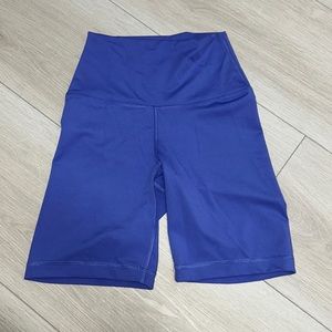 purple biker shorts